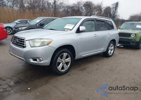 2008 Toyota Highlander Sport z USA, uszkodzony, nr VIN JTEDS43A382018575